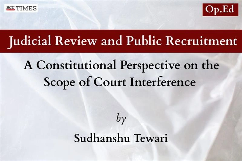 Judicial Review in Public Recruitment