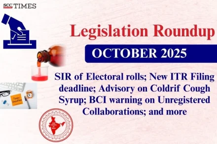 Legislation Roundup October 2025