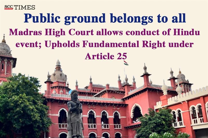 Public ground cannot be reserved for one community