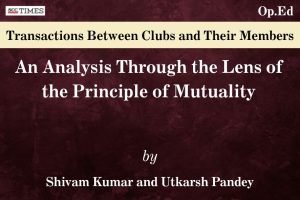 Transactions Between Clubs and Their Members