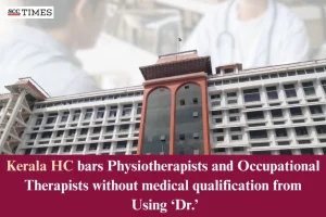 bar on therapist from using Dr