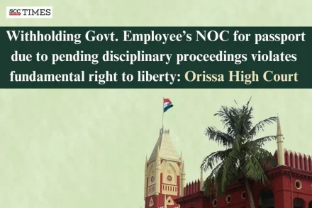 bar on travel abroad due to pending disciplinary proceedings