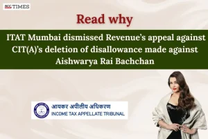 deletion of disallowance against Aishwarya Rai