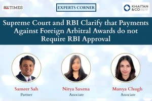 foreign arbitral awards RBI approval