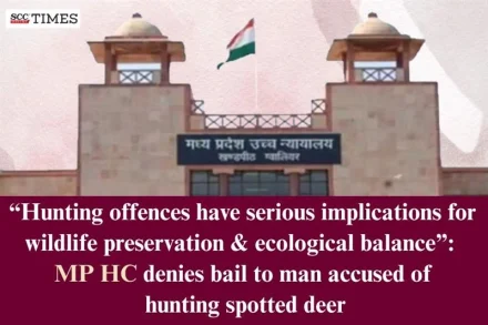 hunting spotted deer