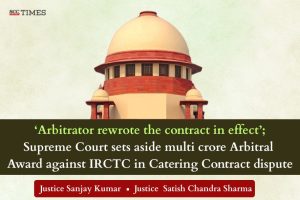 irctc catering contract dispute arbitration