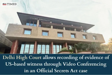 record foreign witness testimony through VC