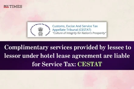 service tax on complimentary services