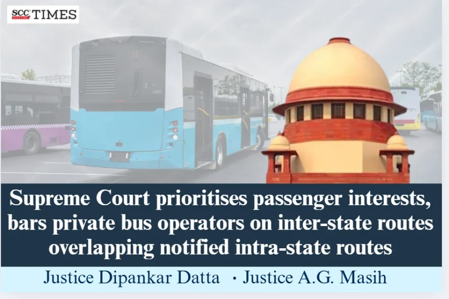 stage carriage permit inter-state routes