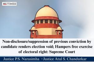 suppression of criminal antecedents by election candidate