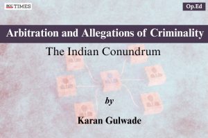 Arbitration and allegations of criminality