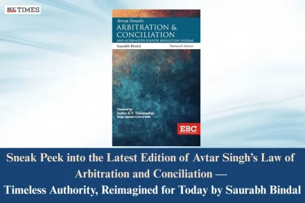 Avtar Singh’s Law of Arbitration and Conciliation