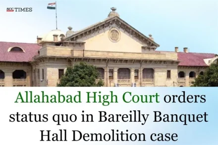 Bareilly Banquet Hall Demolition