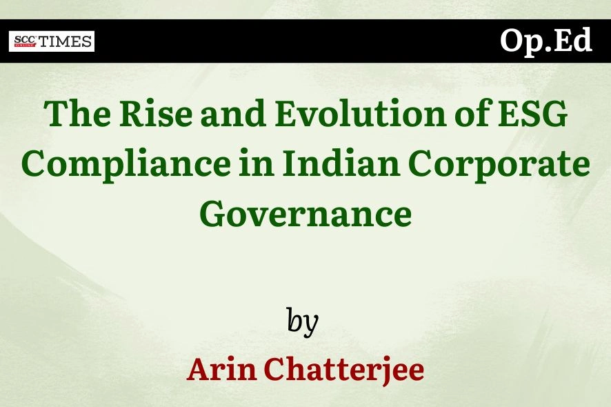 ESG compliance in Indian corporate governance