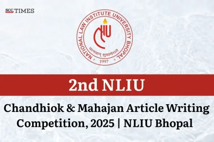 NLIU Chandhiok & Mahajan Article Writing Competition