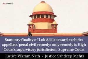 No civil remedy against Lok Adalat award