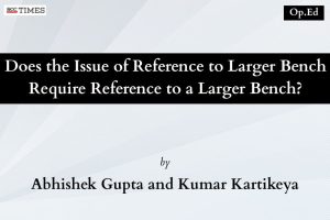Reference to Larger Bench Supreme Court