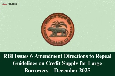 Repeal Guidelines on Credit Supply for Large Borrowers