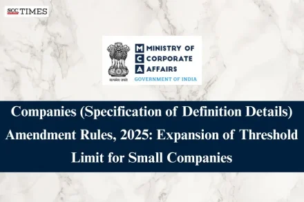 Threshold Limit for Small Companies