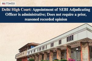 appointment of SEBI adjudicating office