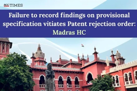 findings on provisional specification