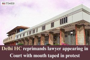 lawyer taping mouth in protest