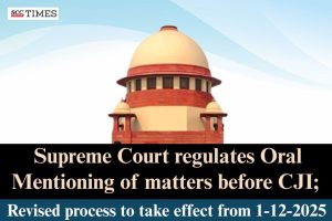 oral mentioning of matters before CJI