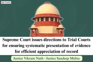 systematic presentation of evidence before courts