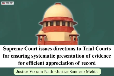 systematic presentation of evidence before courts