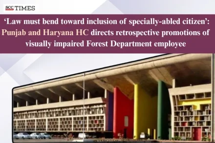 visually impaired Forest Department employee