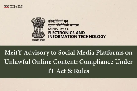 Advisory on unlawful online content