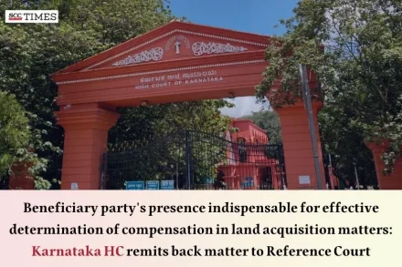 Beneficiary party presence in land acquisition matters