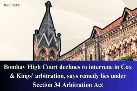 Cox & Kings arbitration