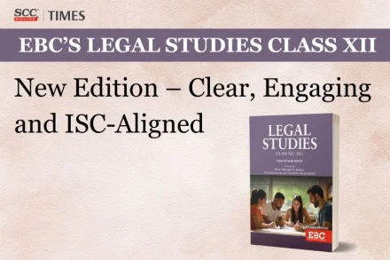 Legal Studies Class XII textbook ISC