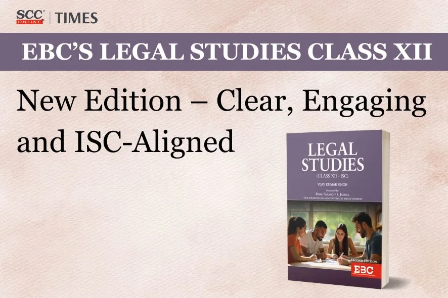 Legal Studies Class XII textbook ISC