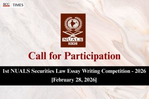 NUALS Securities Law Essay Writing Competition 2026