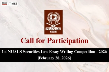 NUALS Securities Law Essay Writing Competition 2026