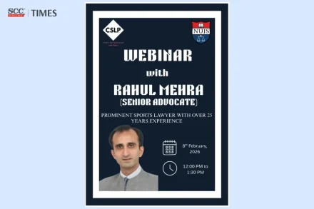NUJS CSLP Rahul Mehra Sports Law Webinar