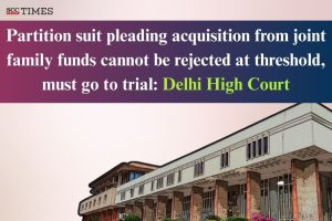 Partition suit cannot be rejected