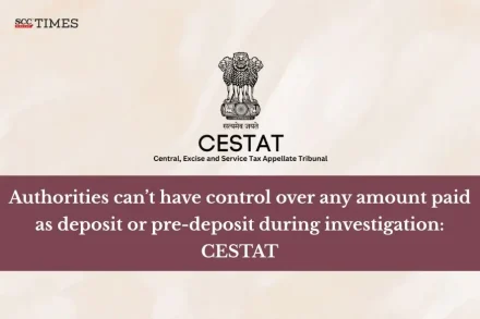 Refund of amount deposited during investigation