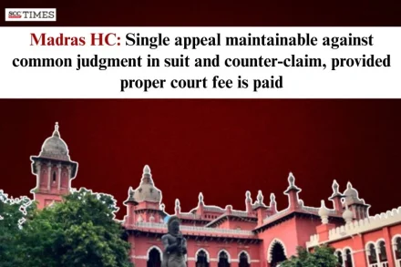 Single appeal maintainable