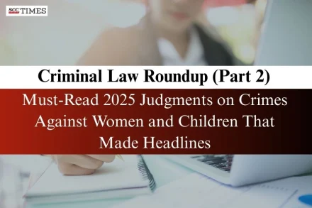 judgments on Crimes Against Women and Children in 2025
