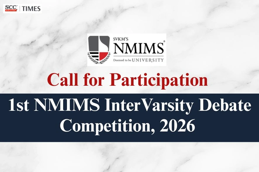 Call for Participation | 1st NMIMS InterVarsity Debate Competition, 2026