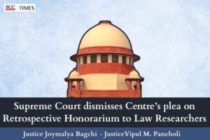 Retrospective Honorarium to Law Researchers