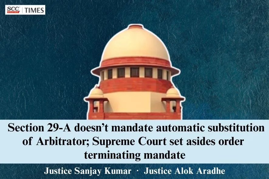 Section 29-A of Arbitration and Conciliation