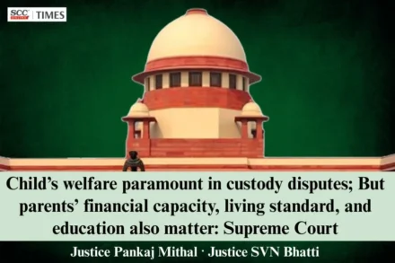 child custody factors Supreme Court child's welfare in custody disputes