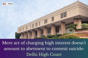 charging high interest not abetment