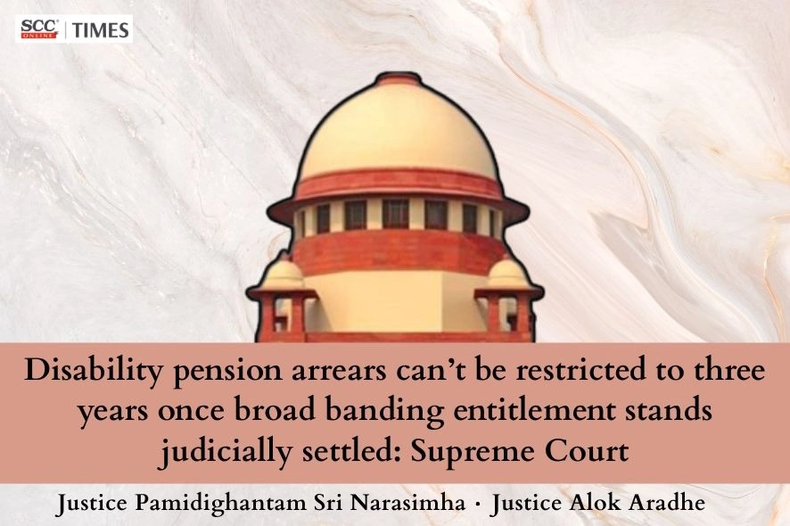 disability pension arrear