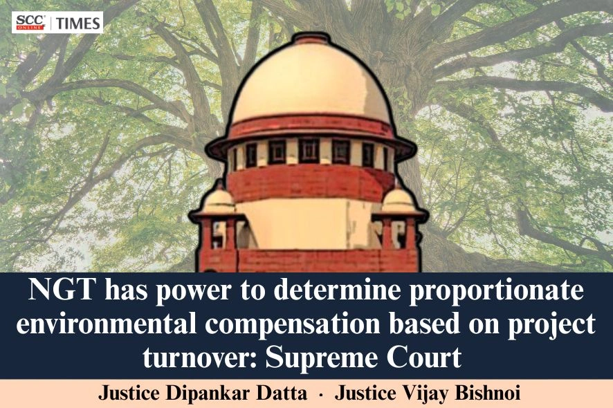 environmental compensation based on project turnover