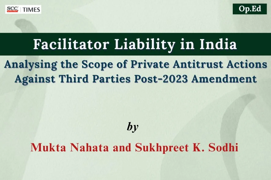 facilitator liability under Competition Act 2023